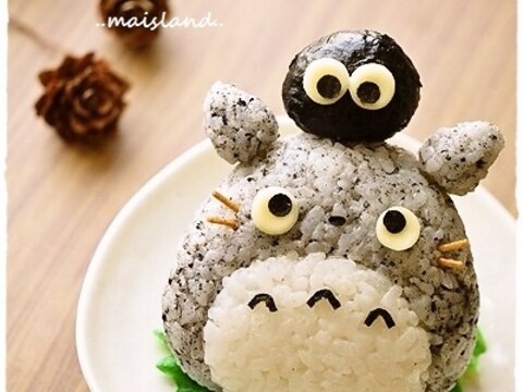 キャラ弁*となりのトトロおにぎり